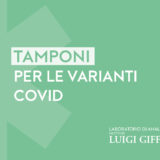 Tamponi per le varianti Covid